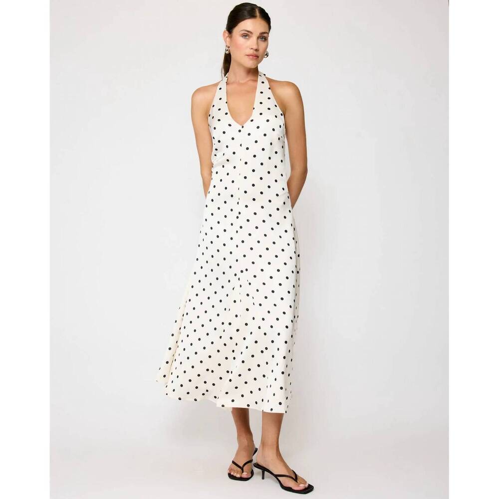NEW LINE AND DOT ravyn maxi dress in ivory multi